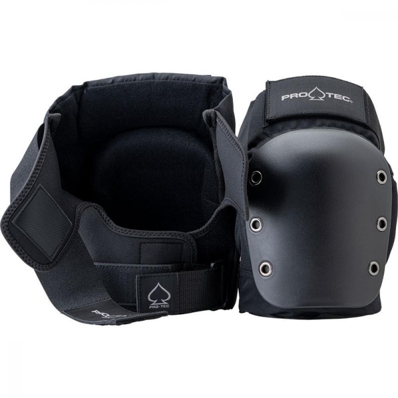 Pro-Tec Pads Street Knee Pad Open Back Black M ADULT