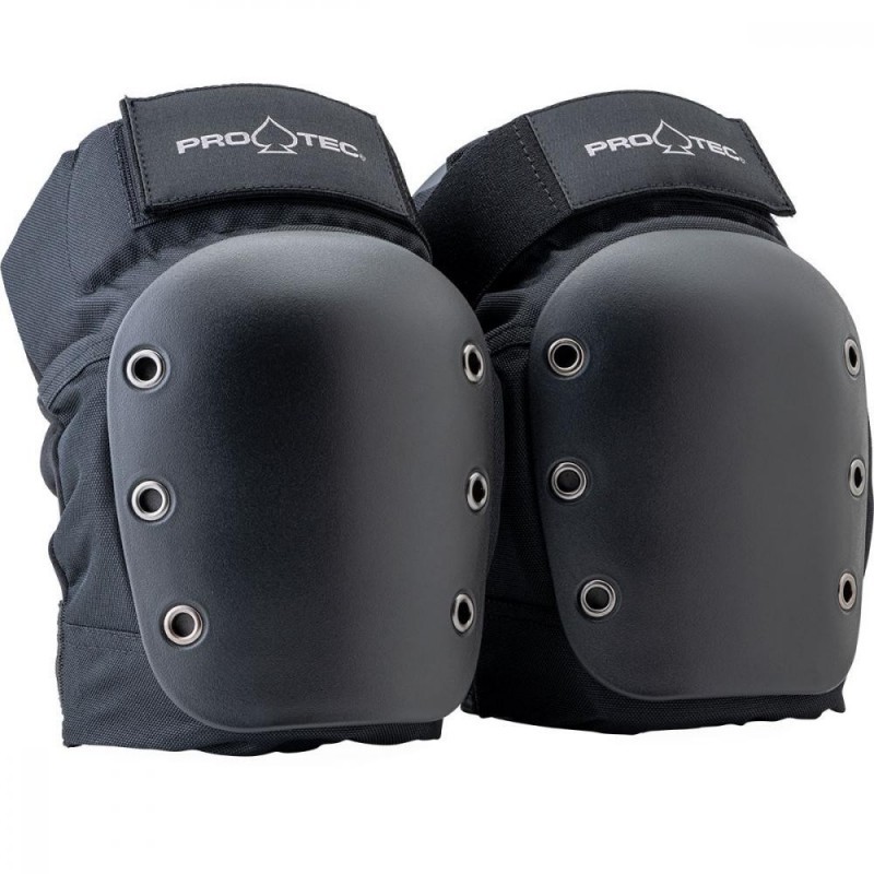 Pro-Tec Pads. Street Knee/Elbow Pad Set Open Black M ADULT