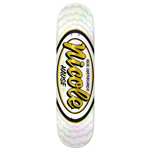 REAL DECK NICOLE HAUSE PRO OVAL WHITE 8.5 X 31.85