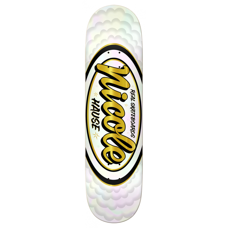 REAL DECK NICOLE HAUSE PRO OVAL WHITE 8.5 X 31.85