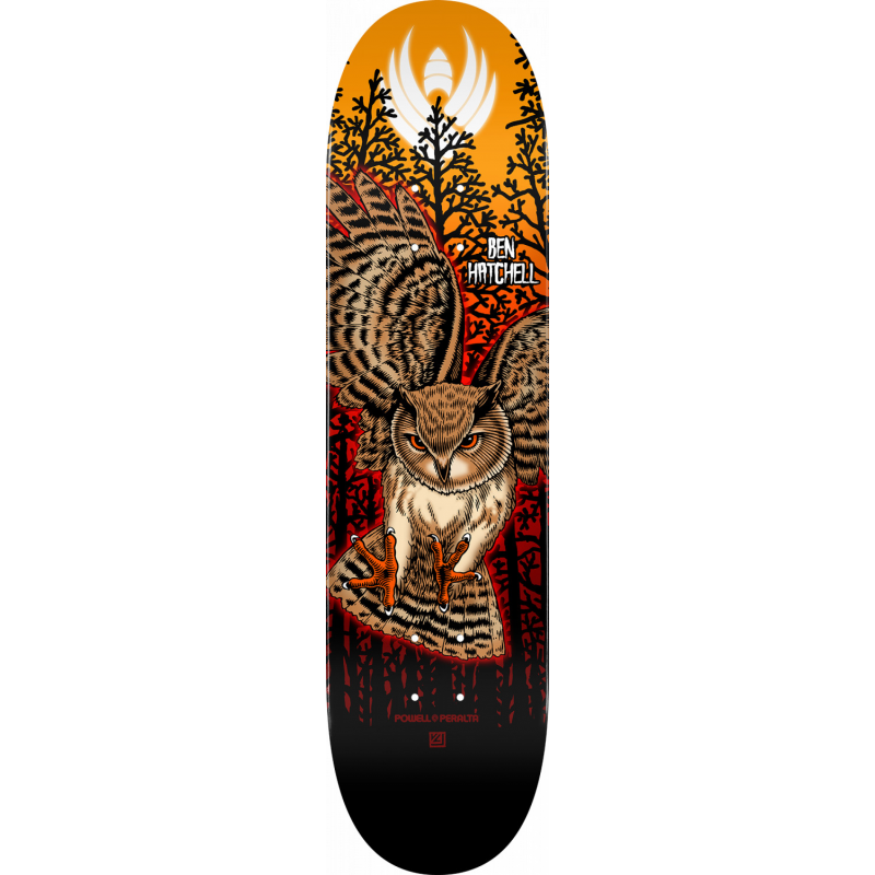 POWELL PERALTA DECK FLIGHT BEN HATCHELL OWL II 8.5 X 32.08