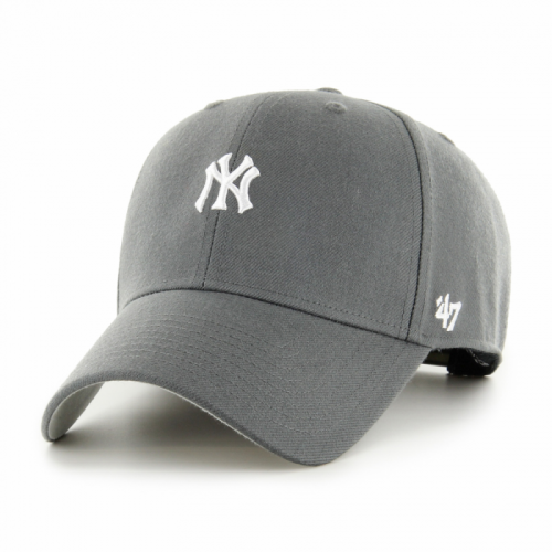 47 CAP MLB NEW YORK YANKEES BASE RUNNER SNAP MVP CHARCOAL