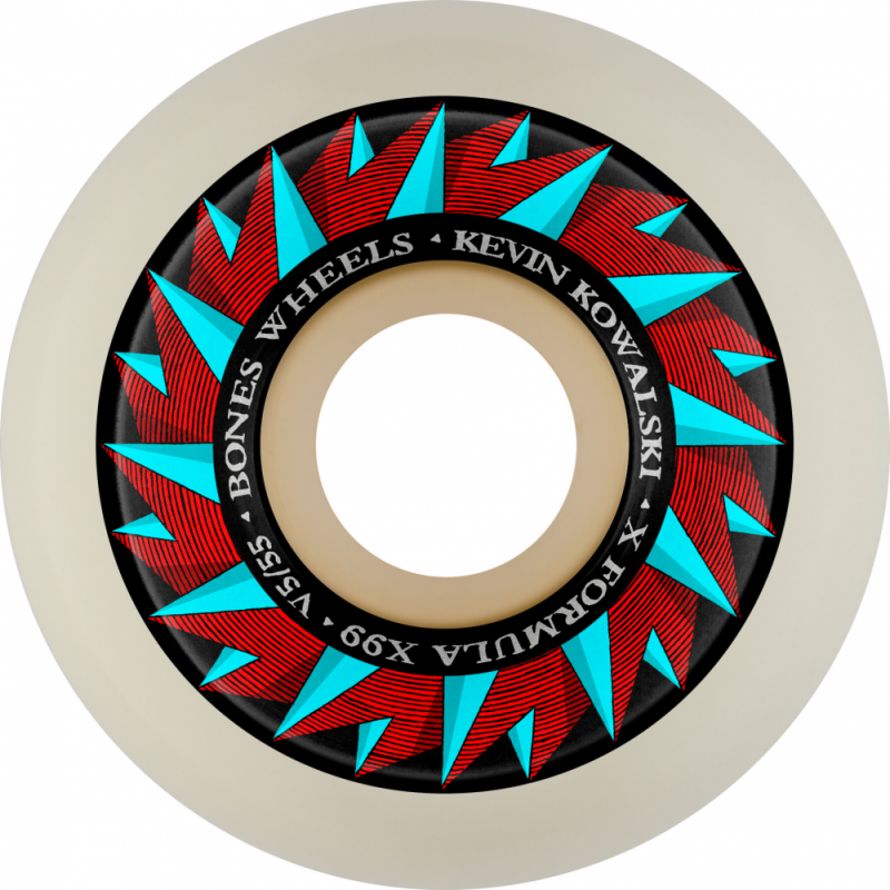 BONES WHEELS (JEU DE 4) X-F 55MM V5 KOWALSKI AGAINST 99A