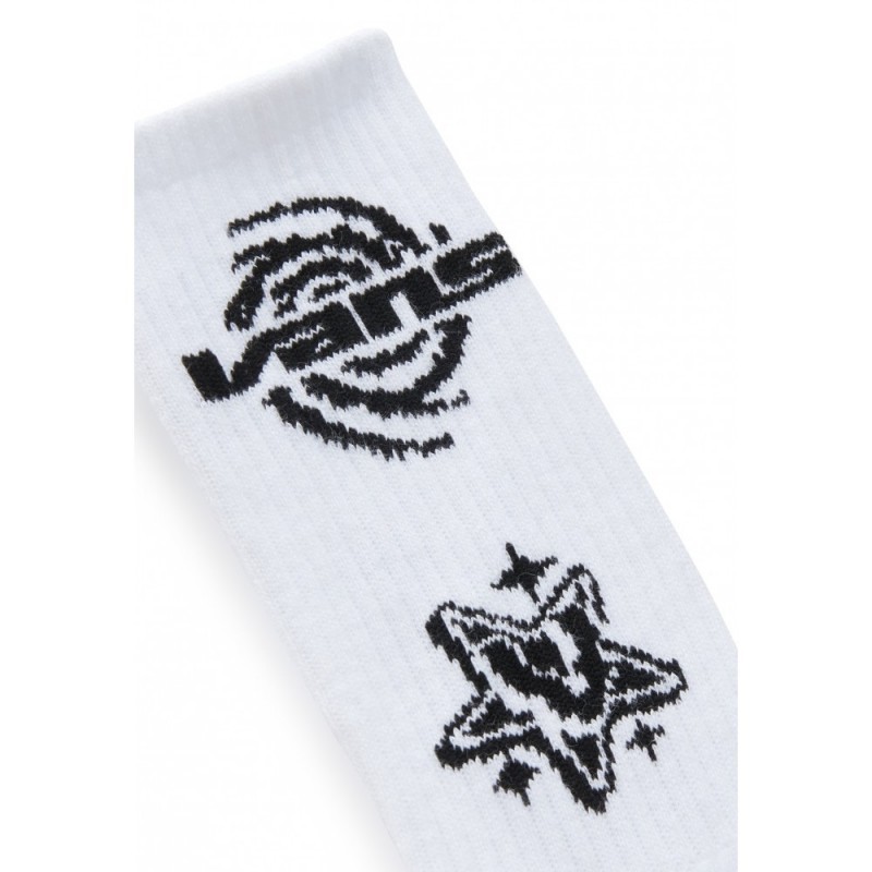 VANS SOCKS LOGO SPACE CREW White T38.5/42