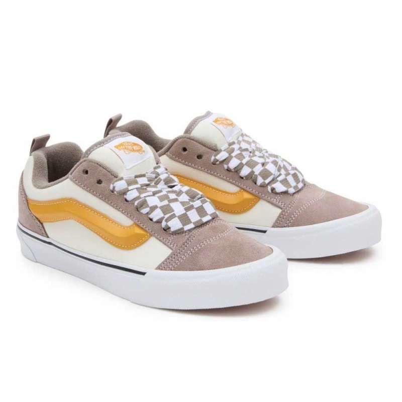 VANS Knu Skool MEGA CHECK GRAY/MARSHMALLOW