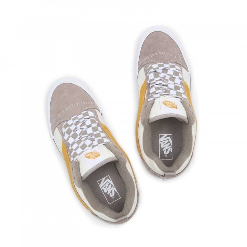 VANS Knu Skool MEGA CHECK GRAY/MARSHMALLOW