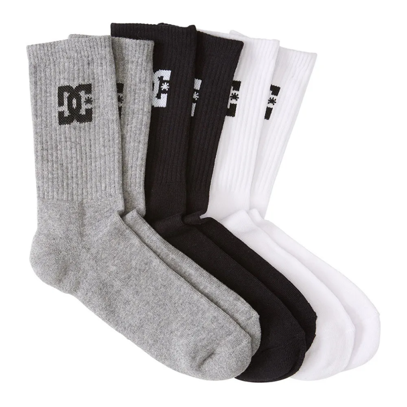 DC Socks SPP DC CREW 3PK  SOCK KVJ8 adulte (40-45)