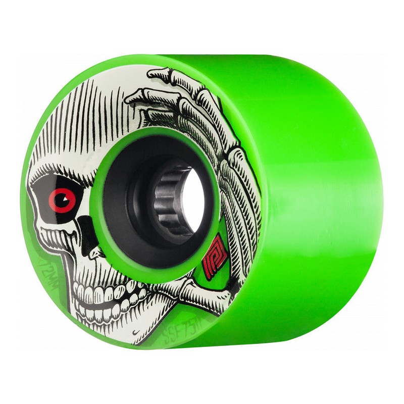 POWELL PERALTA WHEELS (JEU DE 4) 72MM KEVIN REIMER 75A GREEN