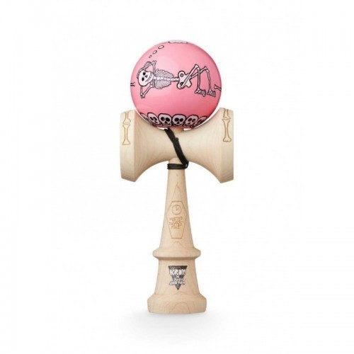 KROM Kendama JODY BARTON - SKELETONS PINK